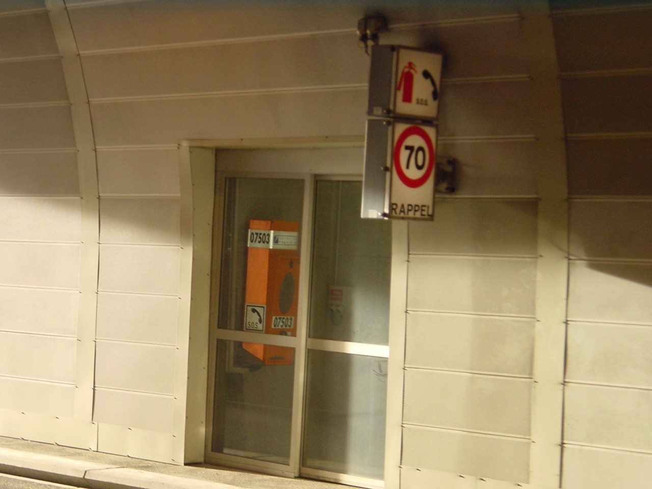 Figure 3: Emergency telephone in an emergency station (France)